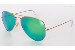 Ray-Ban Aviator Green Flash Lenses (RB3025 112/19 55mm) saules brilles